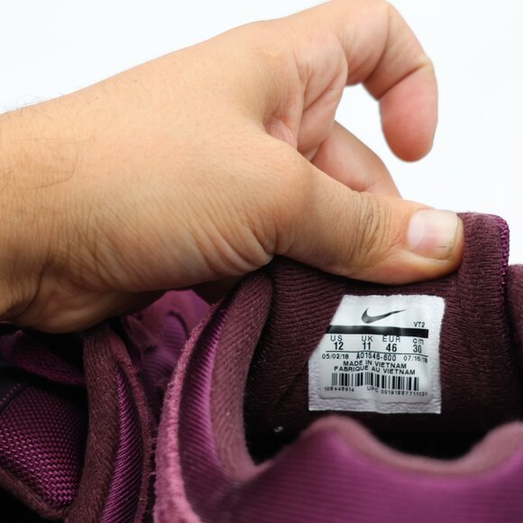 Nike Air Span 2 Premium Men's Size 12 Running Sneakers Bordeaux AO1546-600 - Picture 3 of 9
